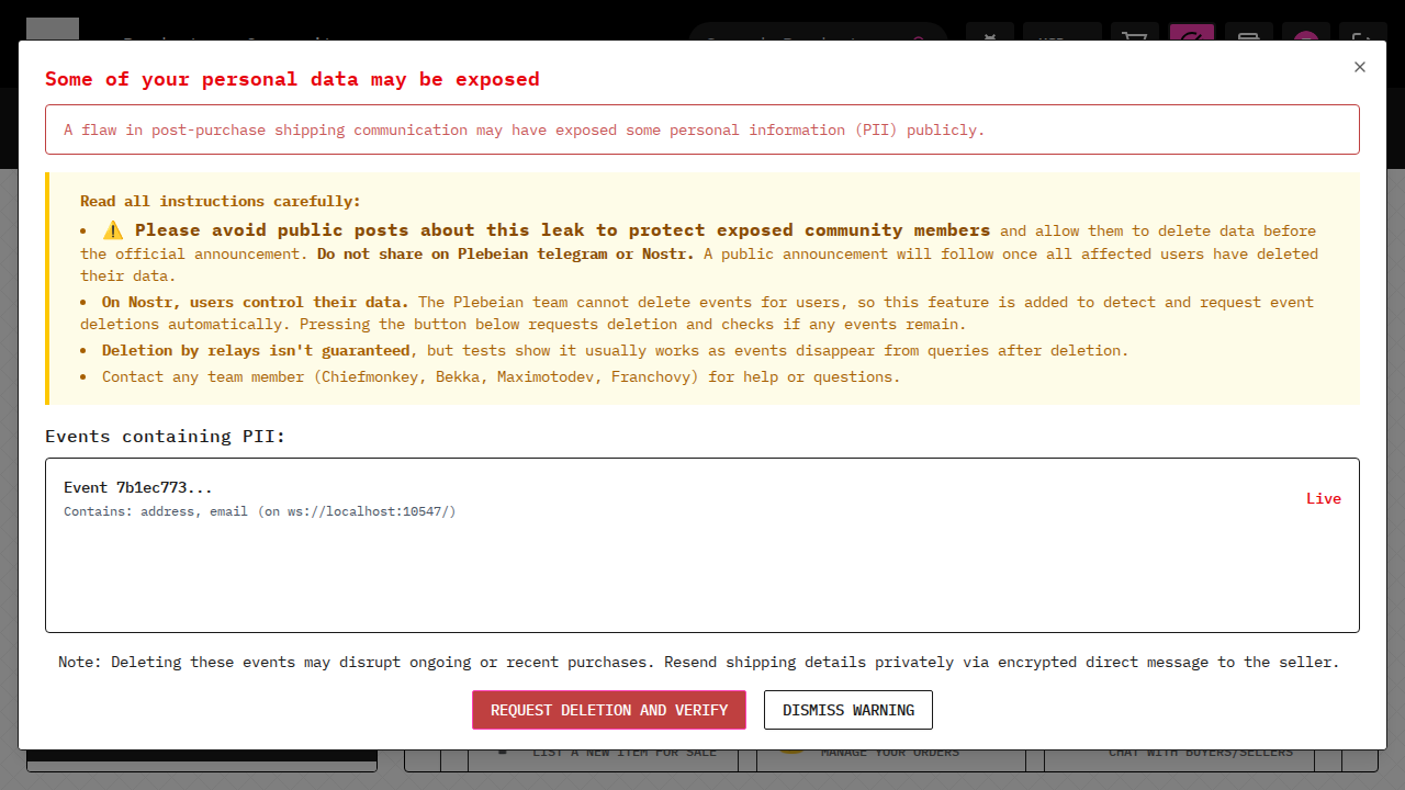 modal copy says "request deleted," not "deleted"