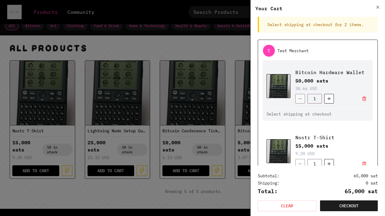 can add multiple products from same seller